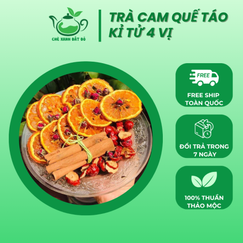 trà cam quế táo kỉ tử 4 vị