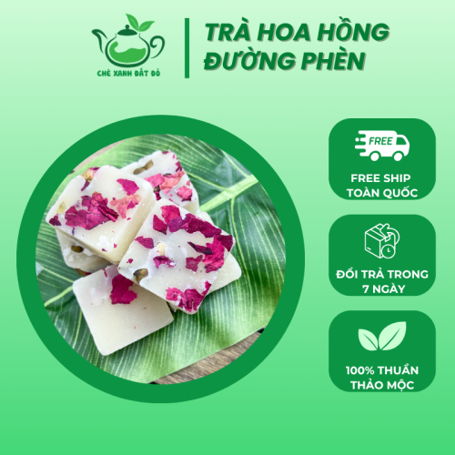 Trà hoa hồng đường phèn