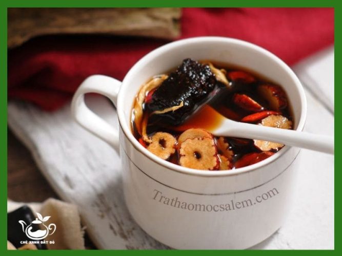 Trà Táo Đỏ Đường Nâu Đường Phèn
