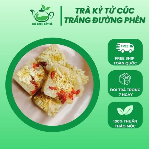 Trà Kỷ Tử Cúc Trắng Đường Phèn