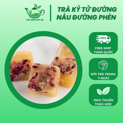 Trà Kỷ Tử Đường Nâu Đường Phèn