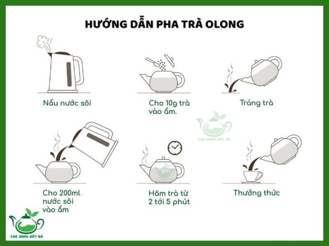 Cách Pha Trà Ô Long