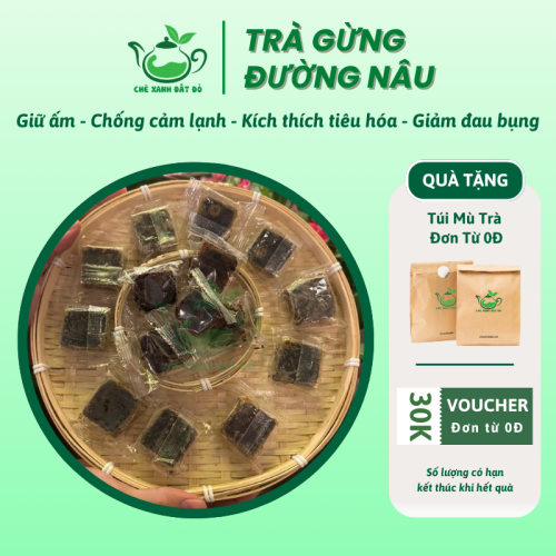 Trà Gừng Đường Nâu