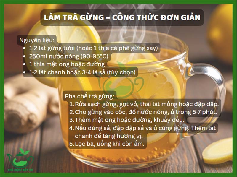 Uống Trà Gừng Có Tác Dụng Gì