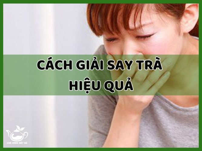 cách giải say trà
