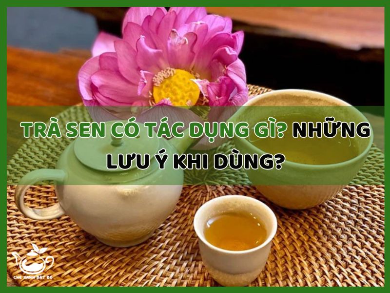Trà sen có tác dụng gì