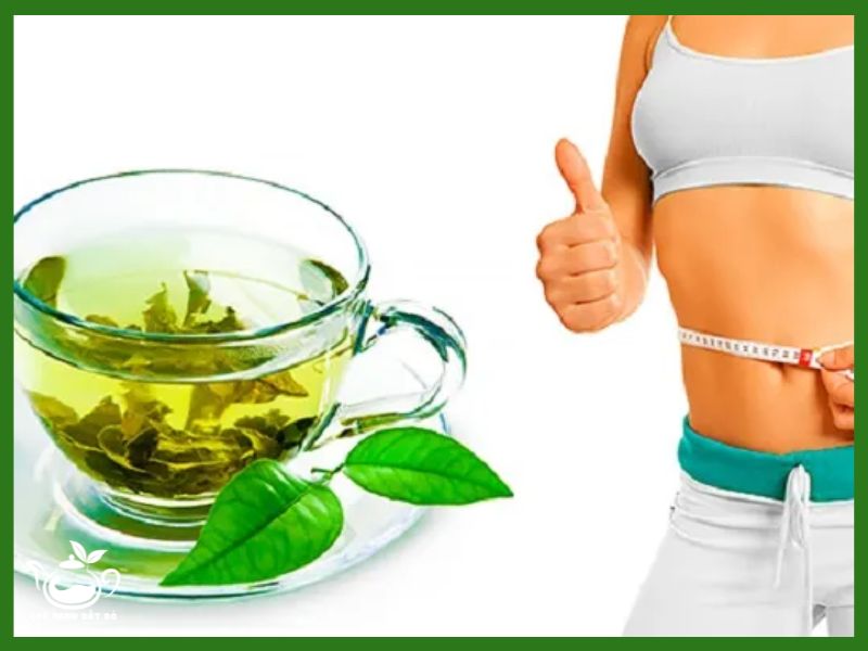 uống trà khô có giảm cân không